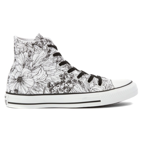 white floral converse